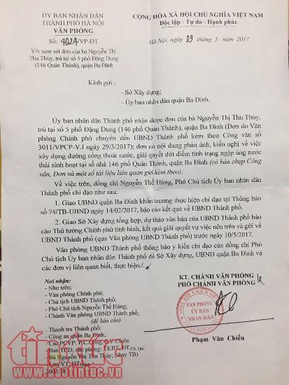 Vụ việc tại 146 Quán Thánh, Hà Nội: Quá hạn nửa tháng, Hà Nội vẫn chưa báo cáo Thủ tướng ảnh 1